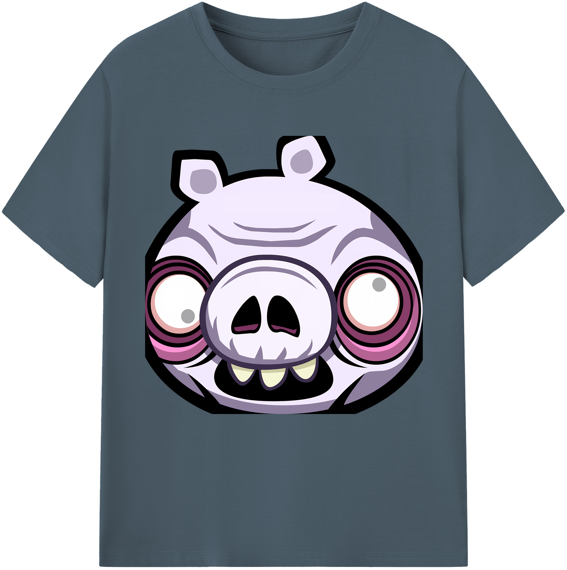 （画像用） Angry Birds アングリーバード 綿100％半袖Tシャツ（フロントプリント）